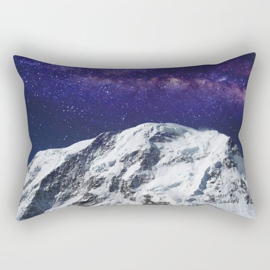 Snow + Galaxy #society6 #decor #buyart Rectangular Pillow
