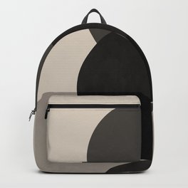 The circle overlaps the square. Backpack
