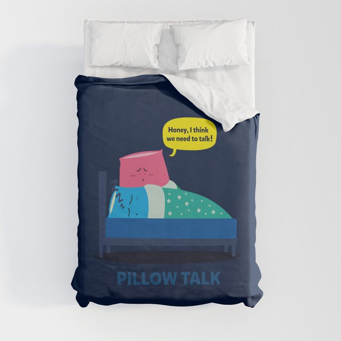Pillow Talk Duvet Cover