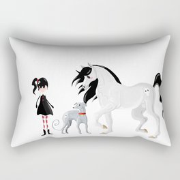 Dreamer and her Companions Rectangular Pillow
