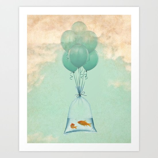 flight to freedom Art Print