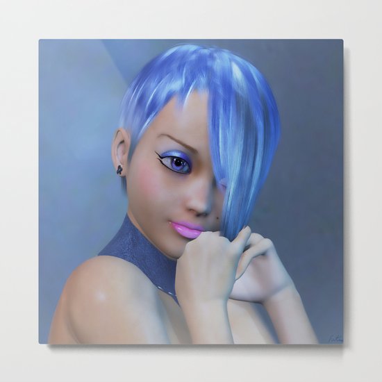 Doll Blues Metal Print