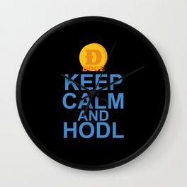 Keep Calm And Hodl Dogecoin Wall Clock | Hodl, Dogecoinlogo, Keepcalmmeme, Cryptocurrency, Currency, Graphicdesign, Bitcoin, Dogecoinfunny, Cryptotrader, Dogecoin 