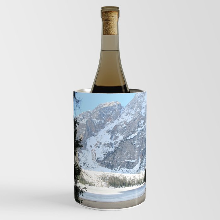 Dolomites - Lago di Braies d´inverni - nature landscape photgraphy Wine Chiller