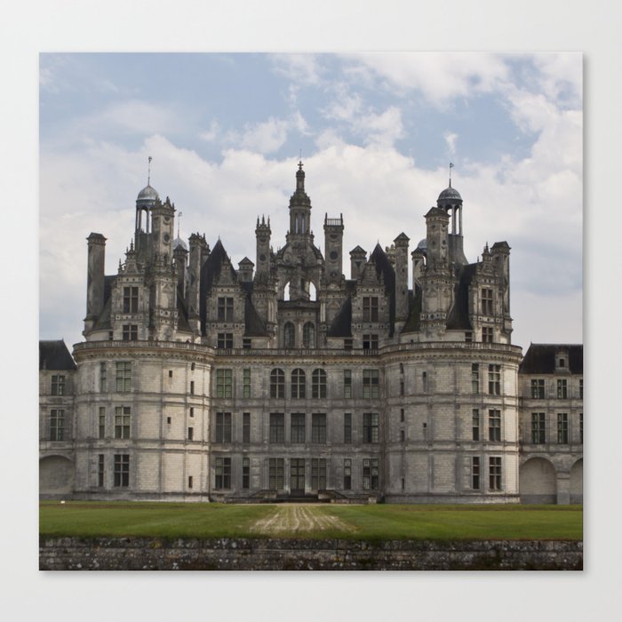 French castle, Chambord, Loire valley Canvas Print