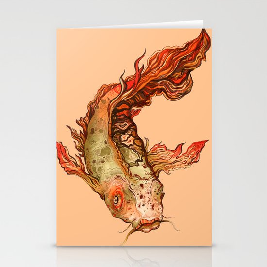 Koi Stationery Cards