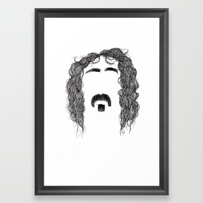Frank Zappa Framed Art Print