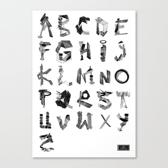 Avalanche ABC Canvas Print
