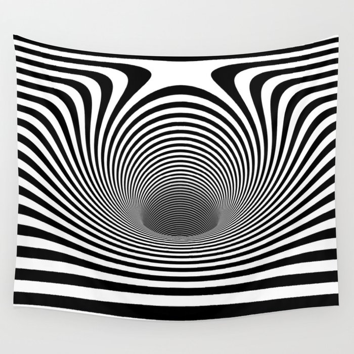 Horizontal clearance wall tapestry