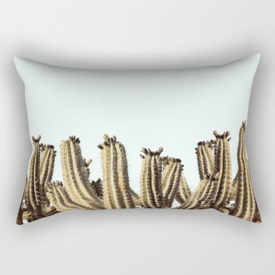 Vintage Cactus Rectangular Pillow