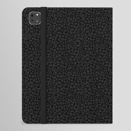 Subtle Black Panther Leopard Print iPad Folio Case