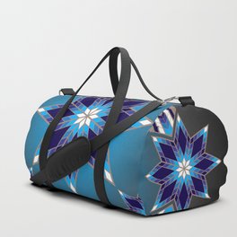 Morning Star Circle (Blue) Duffle Bag