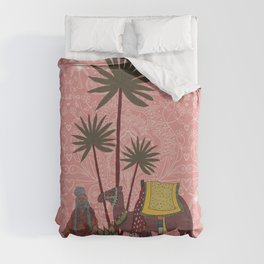 INDIA VIBES CAMEL Duvet Cover