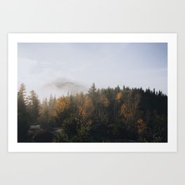 Into the Clouds Art Print