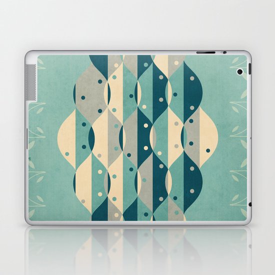 50's floral pattern IV Laptop & iPad Skin
