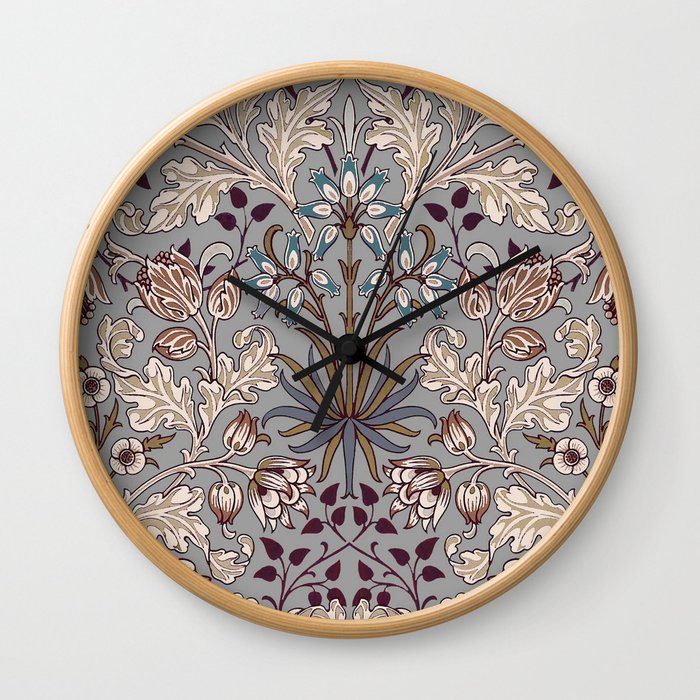 William Morris Hyacinth Wall Clock