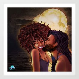 Black Love Art Print