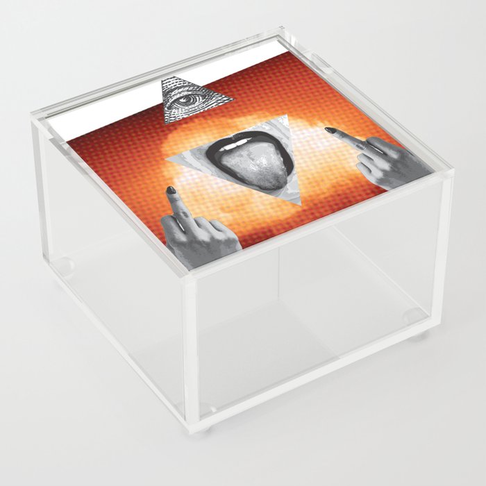 Rebel till the end Acrylic Box