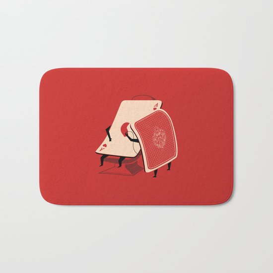 the Brave of Hearts Bath Mat