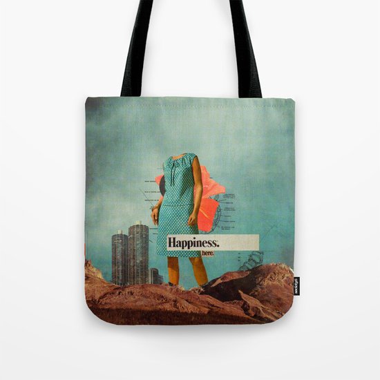 Happiness Here Tote Bag