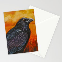 Coal and Fire Stationery Cards