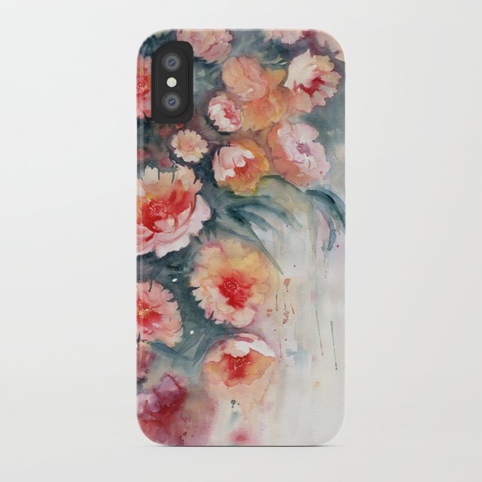 Floral Impressionist Watercolor iPhone Case