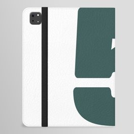 5 (Dark Green & White Number) iPad Folio Case