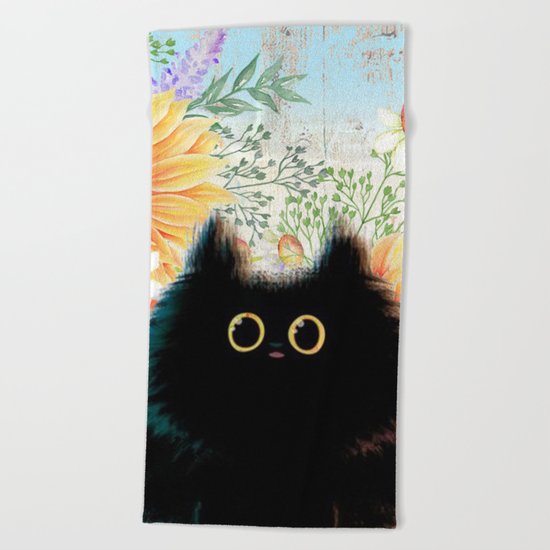 Sweet animal #6 Beach Towel
