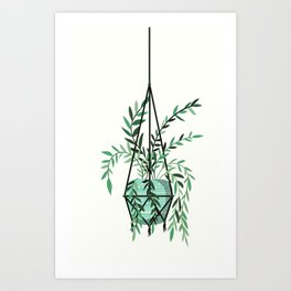 Hanging Plant #1 Art Print