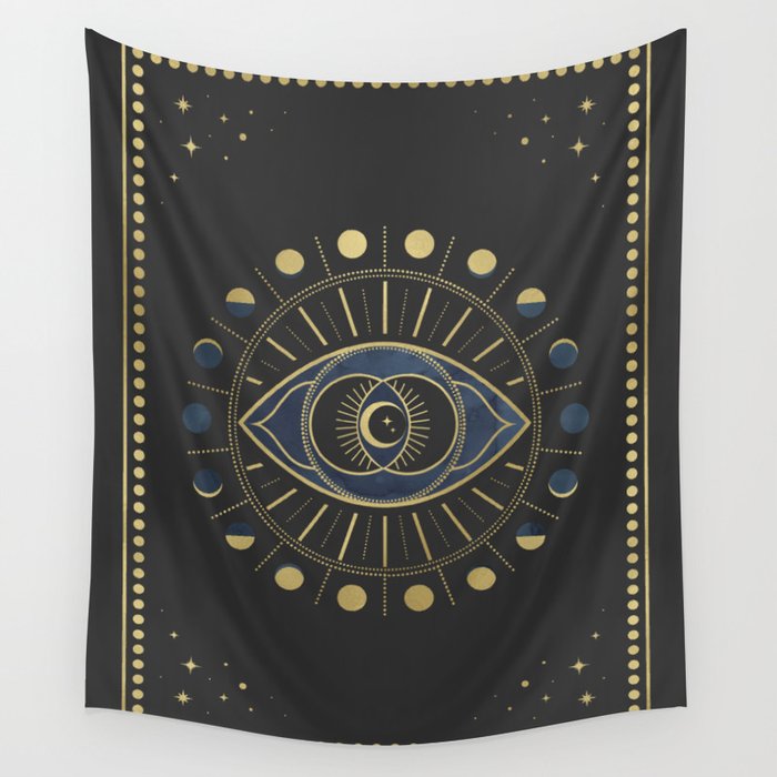 The Third Eye or The Sixth Chakra Wall Tapestry