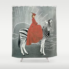 My zebra and I Shower Curtain