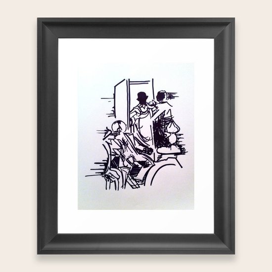 Sherlock Framed Art Print