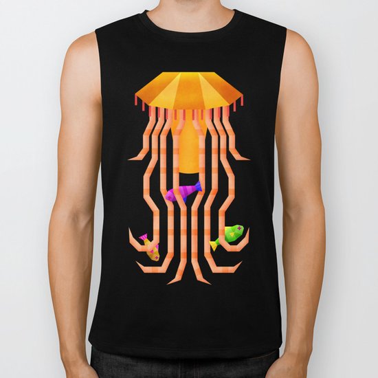 Jellyfish Biker Tank