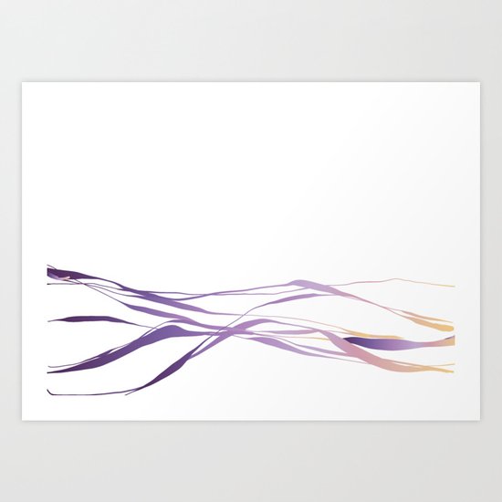 A Bottomless Sea No. 2 Sunset Art Print