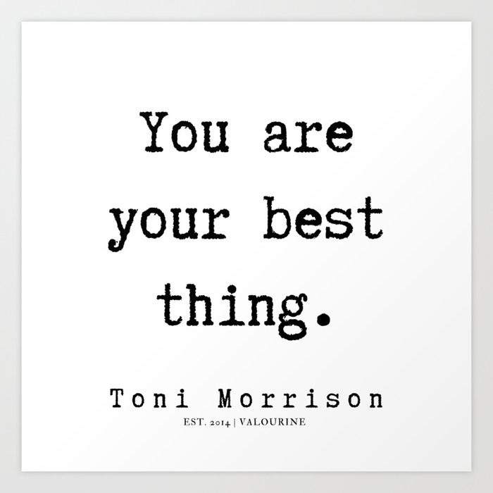 14 Toni Morrison Quotes Art Print By Quotesandsayings Society6