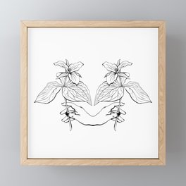 Trillium Framed Mini Art Print