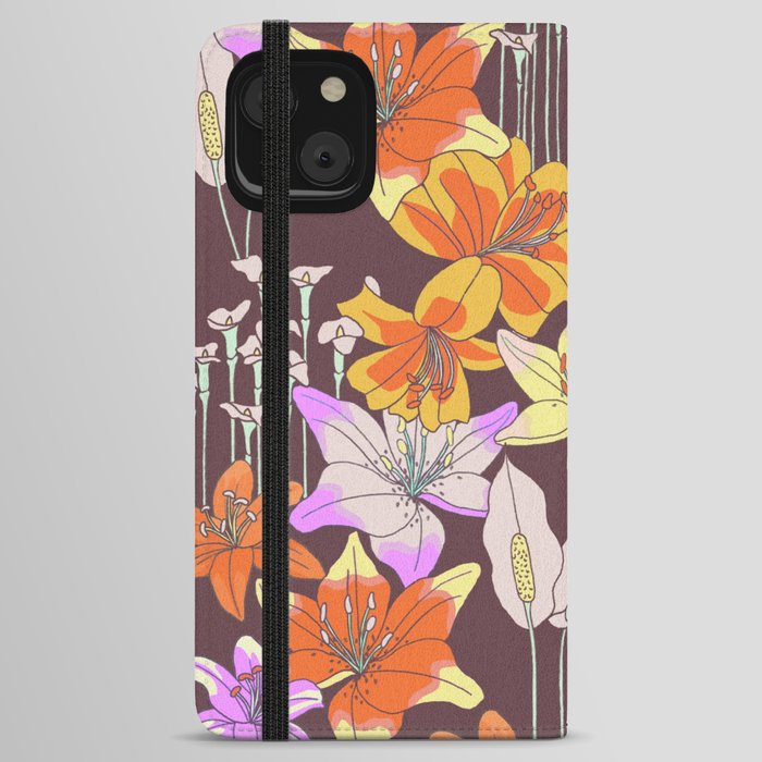 lilies iPhone Wallet Case
