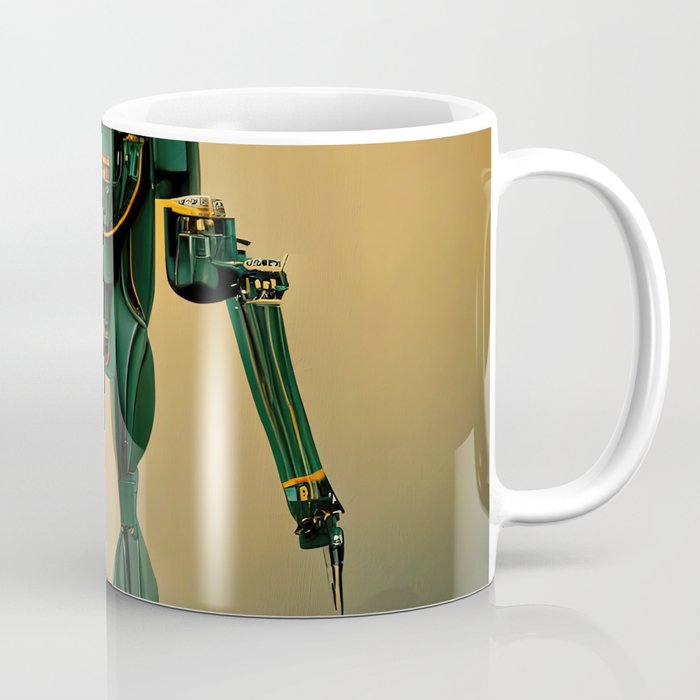 Retro-Futurist Robot Coffee Mug