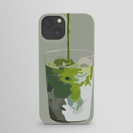 Matcha Latte iPhone Case