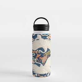  Vintage Painting of Badge Upper Civil Rank during Joseon dynasty Water Bottle