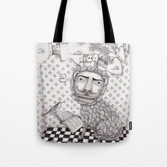 The Lion's Story Hour Tote Bag