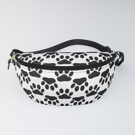 Up And Down Dog Paws Fanny Pack