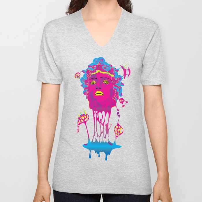 Medusa V Neck T Shirt