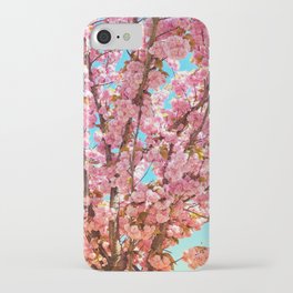 Flower pink tree spring iPhone Case