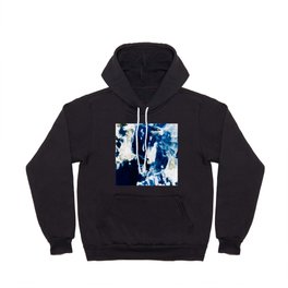 Blue and White Mineral Abstract Hoody