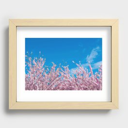 vividly looking up Recessed Framed Print