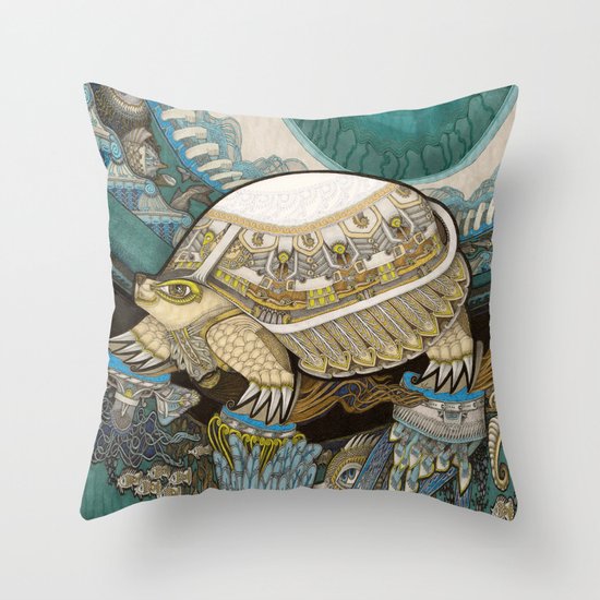 Turtle Throw Pillow