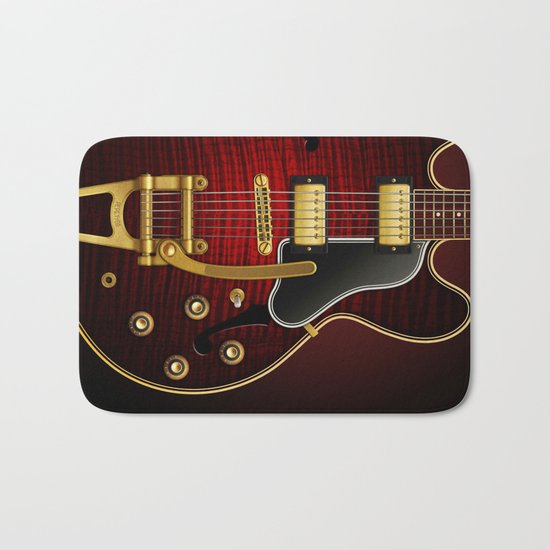 Electric Guitar ES 335 Flamed Maple Bath Mat