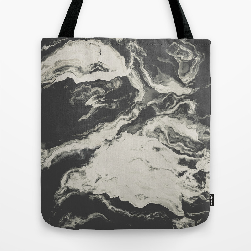marble print luggage