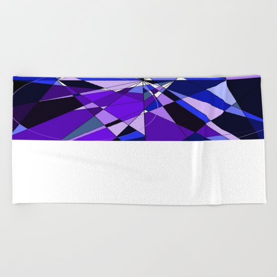 Broken Glasses Beach Towel